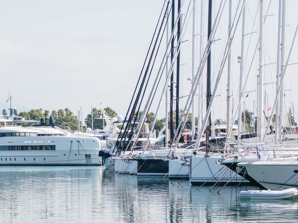 Yachts amarrés au port Vauban